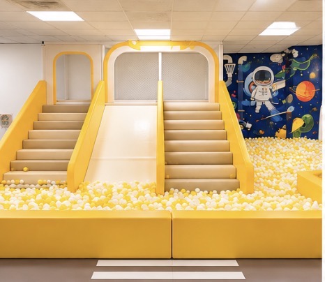 Kids Town ball pit and slide