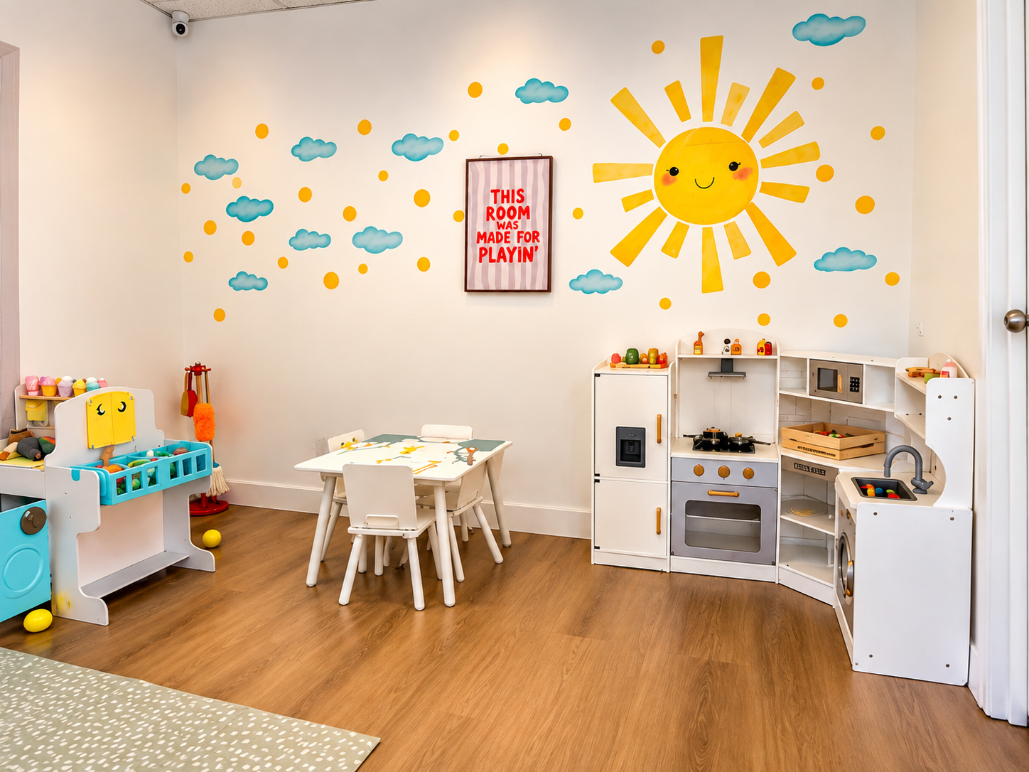 Imaginative play corner at Kids Town